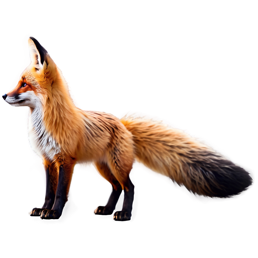 Minimalist Fox Tail Png Plk35