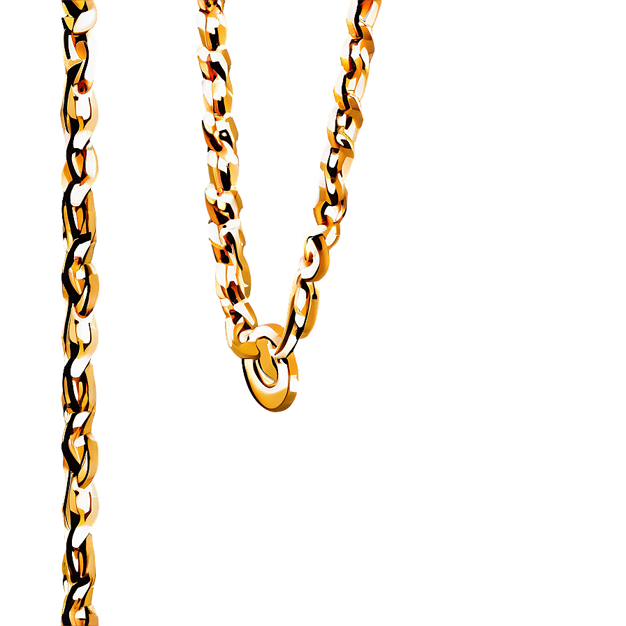 Minimalist Gold Chain Png 85