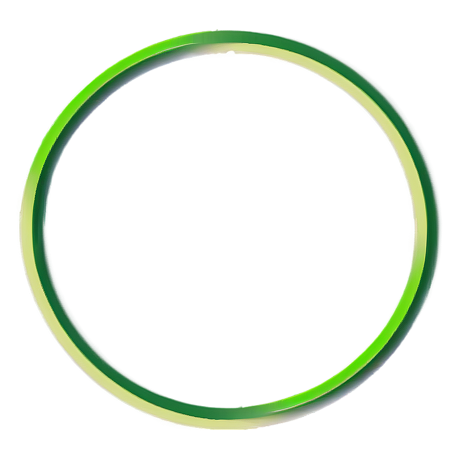 Minimalist Green Circle Symbol Png Sdj