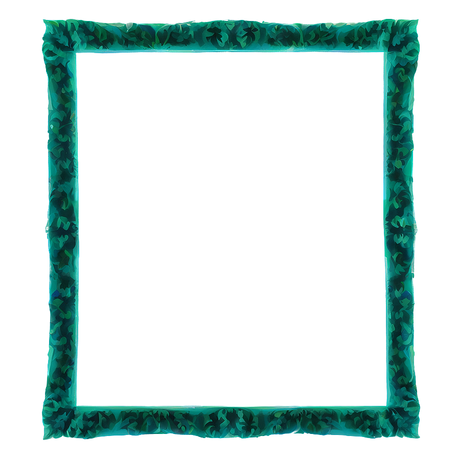 Minimalist Green Frame Png 06262024