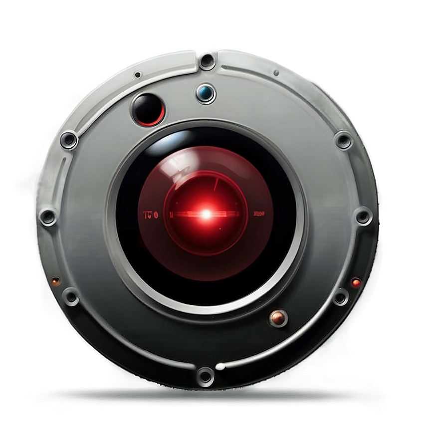 Minimalist Hal 9000 Design Png Frh