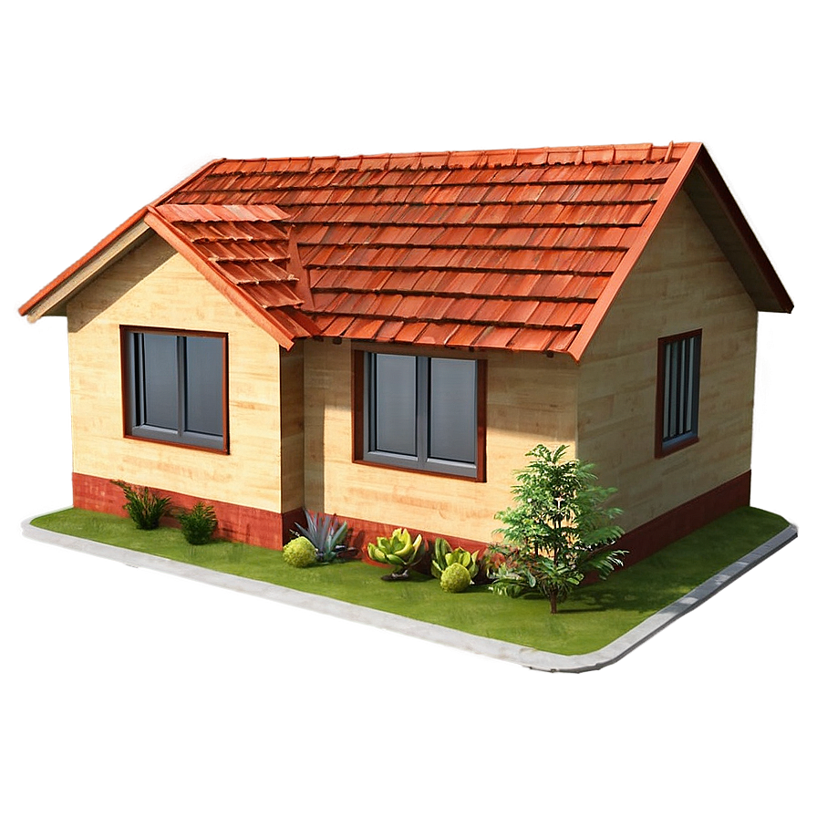 Minimalist Home Building Png 36