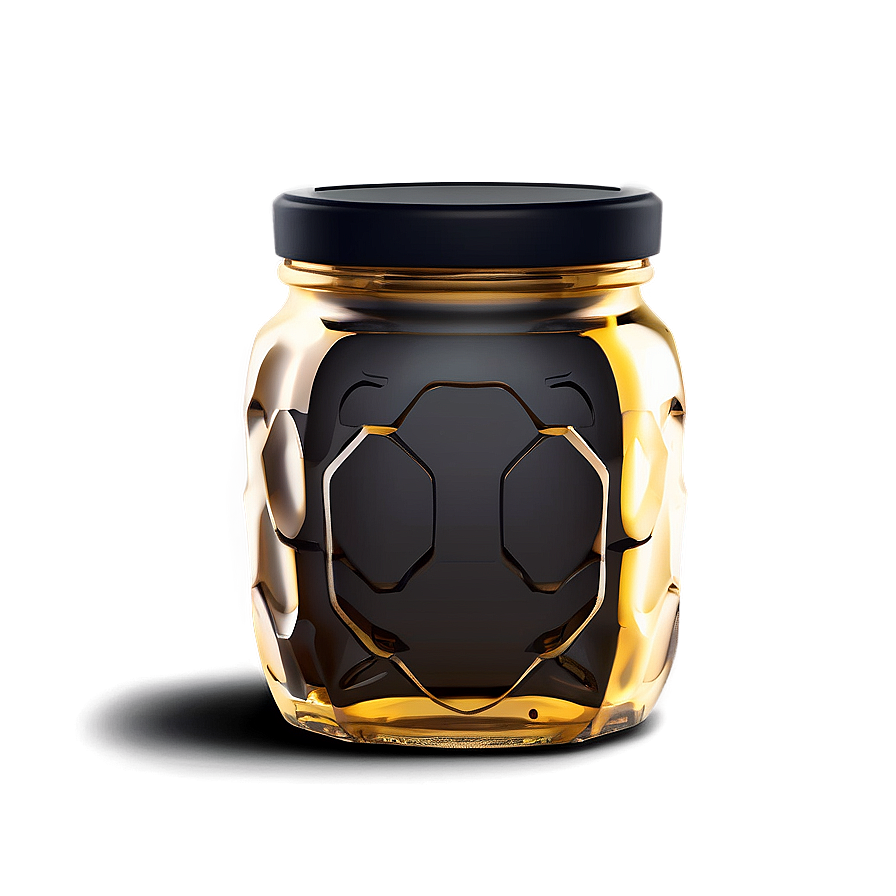 Minimalist Honey Jar Png 55