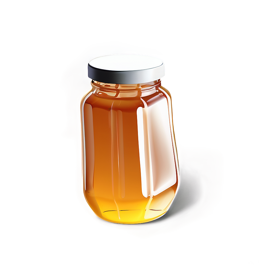 Minimalist Honey Jar Png Usm