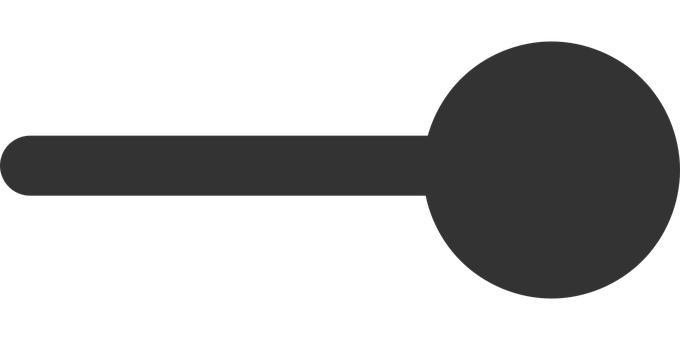 Minimalist Key Silhouette