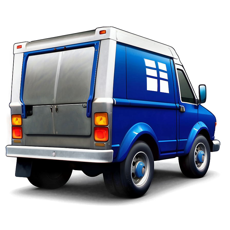 Minimalist Mail Truck Logo Png Xwr39