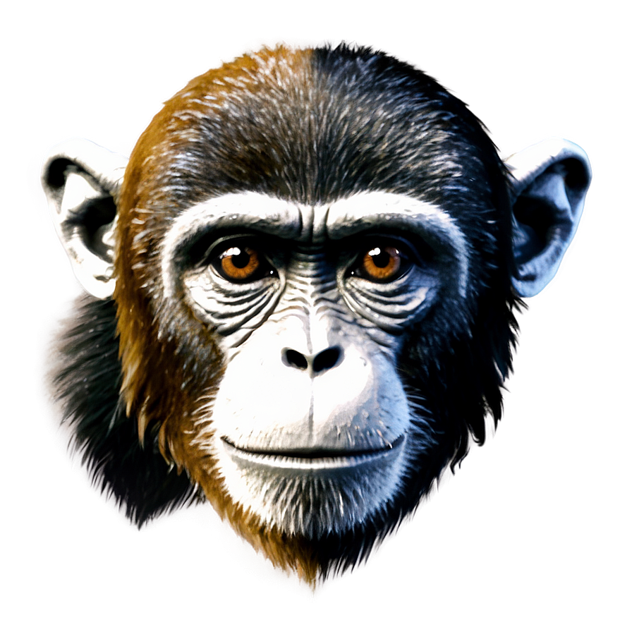 Minimalist Monkey Face Icon Png Cnm