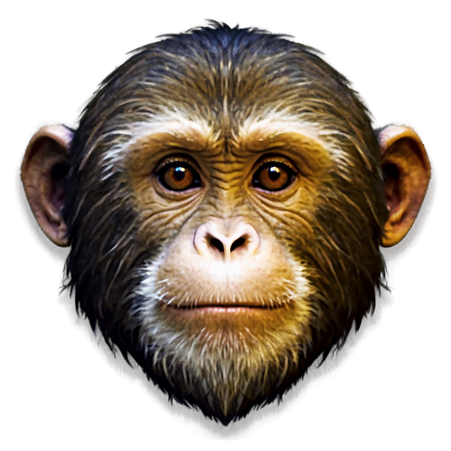 Minimalist Monkey Face Icon Png Jgy53