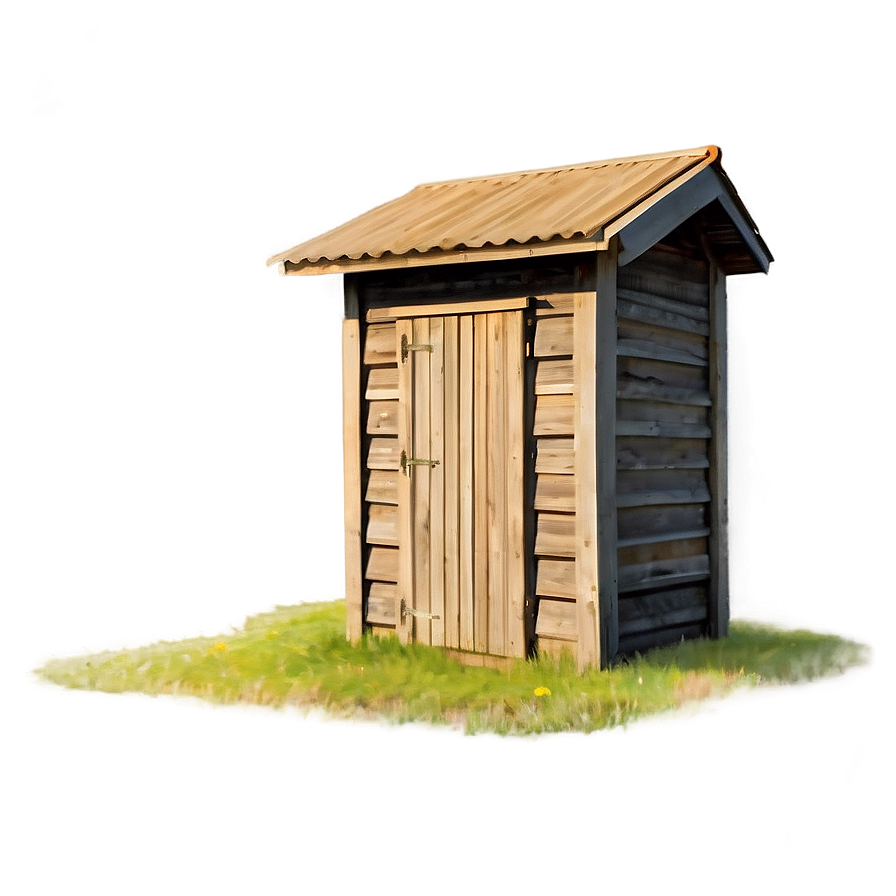 Minimalist Outhouse Structure Png Cyt