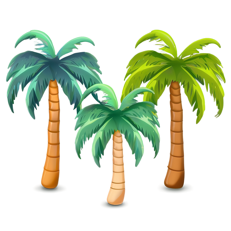 Minimalist Palm Tree Emoji Png 06272024