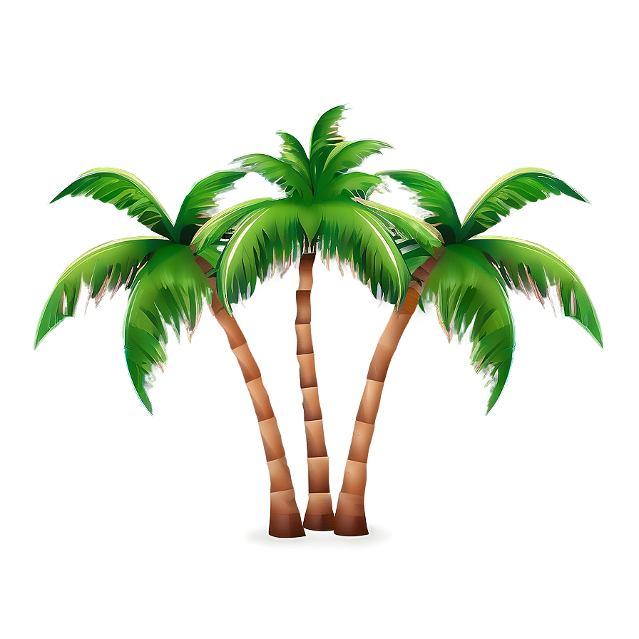 Minimalist Palm Tree Emoji Png 06272024