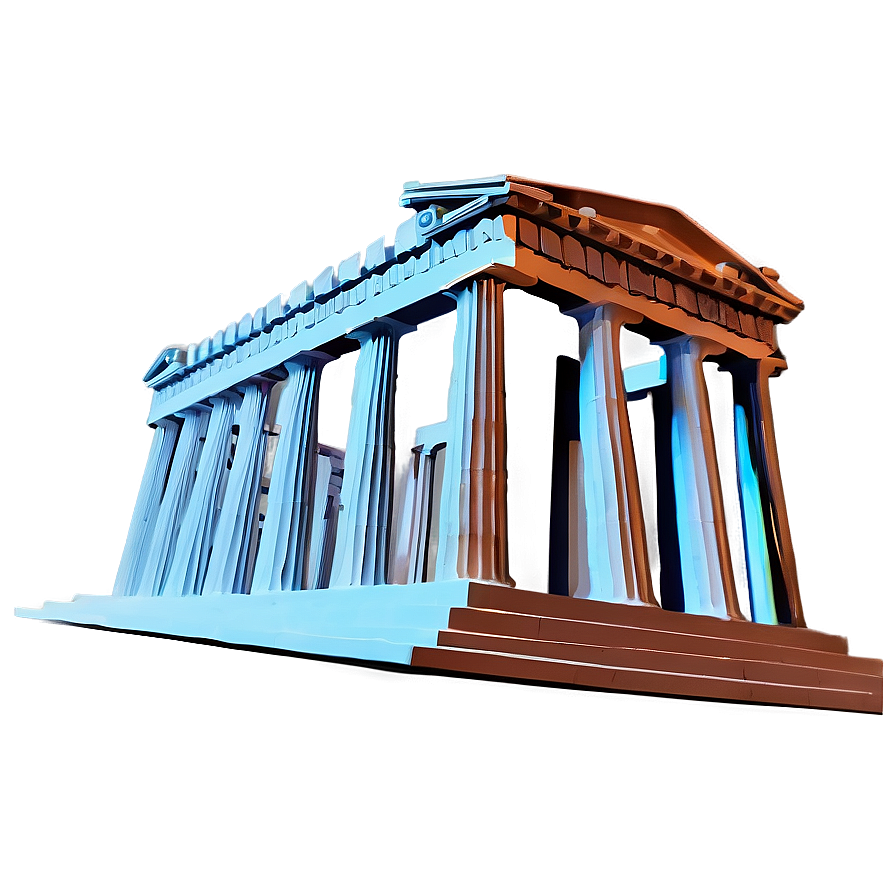 Minimalist Parthenon Design Png 30