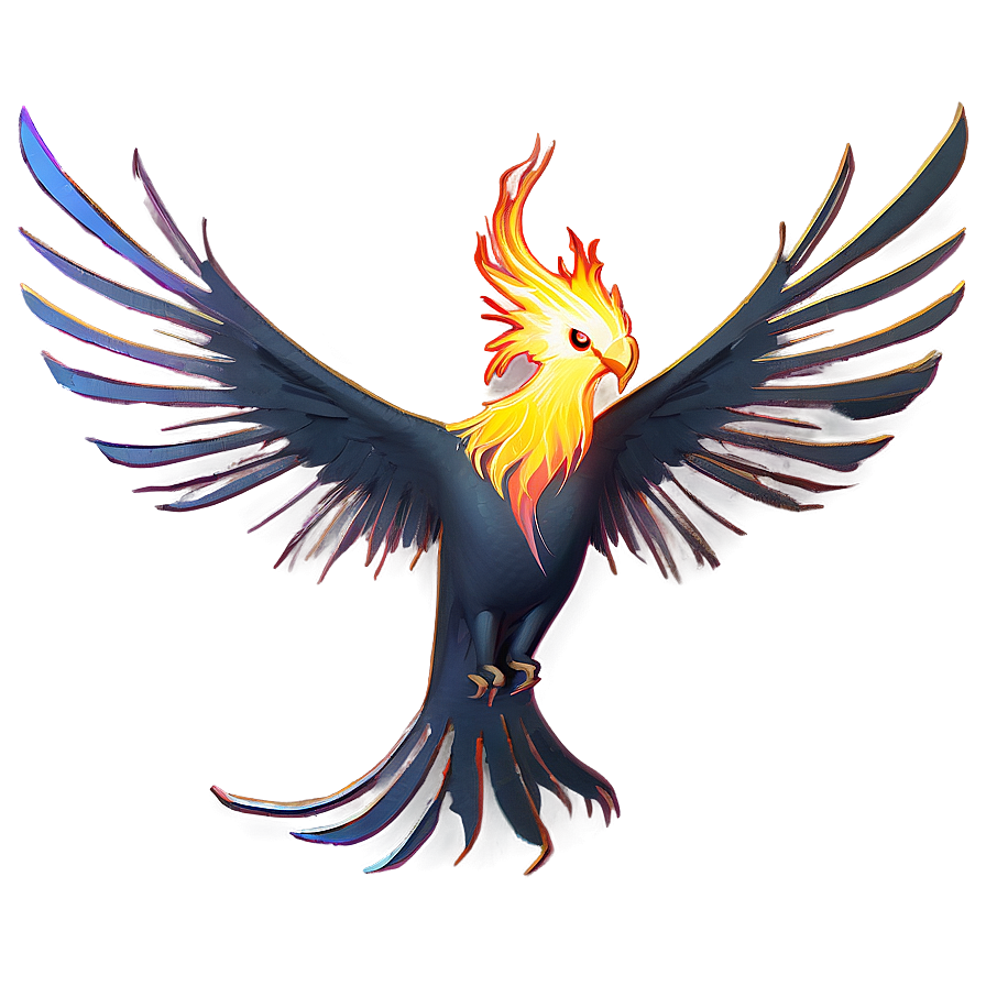 Minimalist Phoenix Sketch Png 32