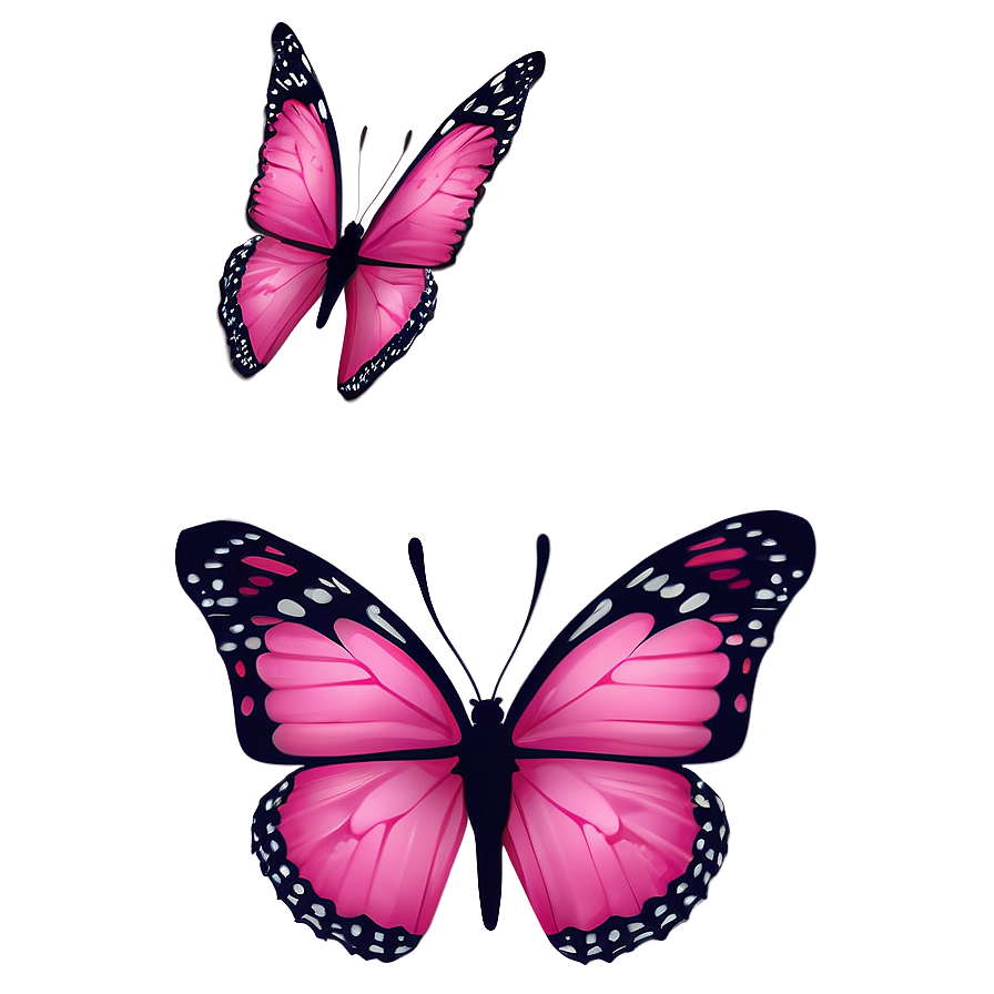 Minimalist Pink Butterfly Png Ykh11