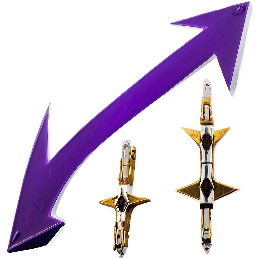 Minimalist Purple Arrow Png Iop54