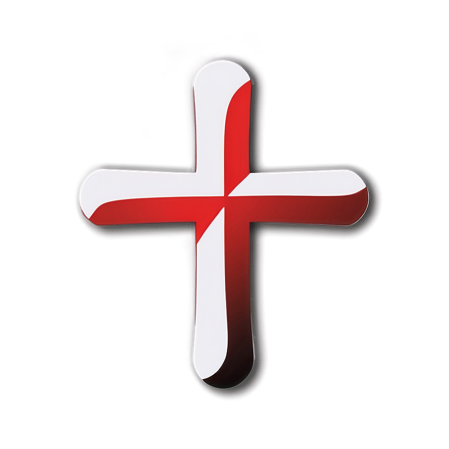 Minimalist Red Cross Png 58