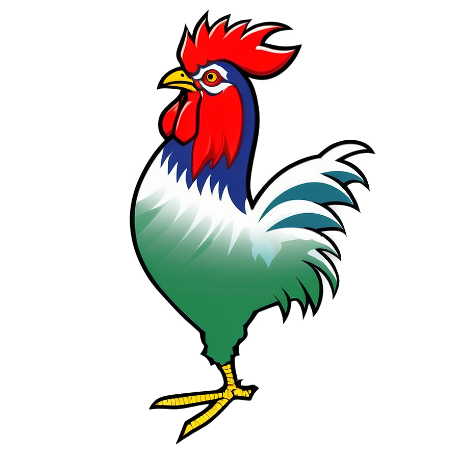 Minimalist Rooster Outline Png 05242024