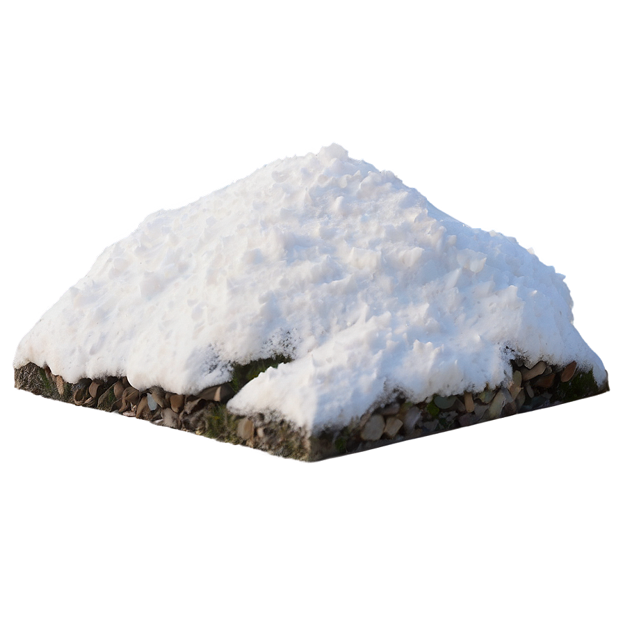 Minimalist Snow Pile Png Sua