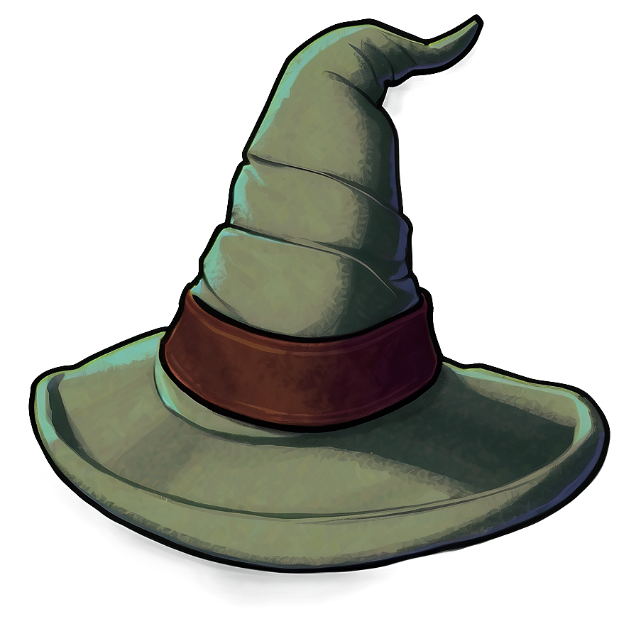 Minimalist Sorting Hat Art Png 06202024