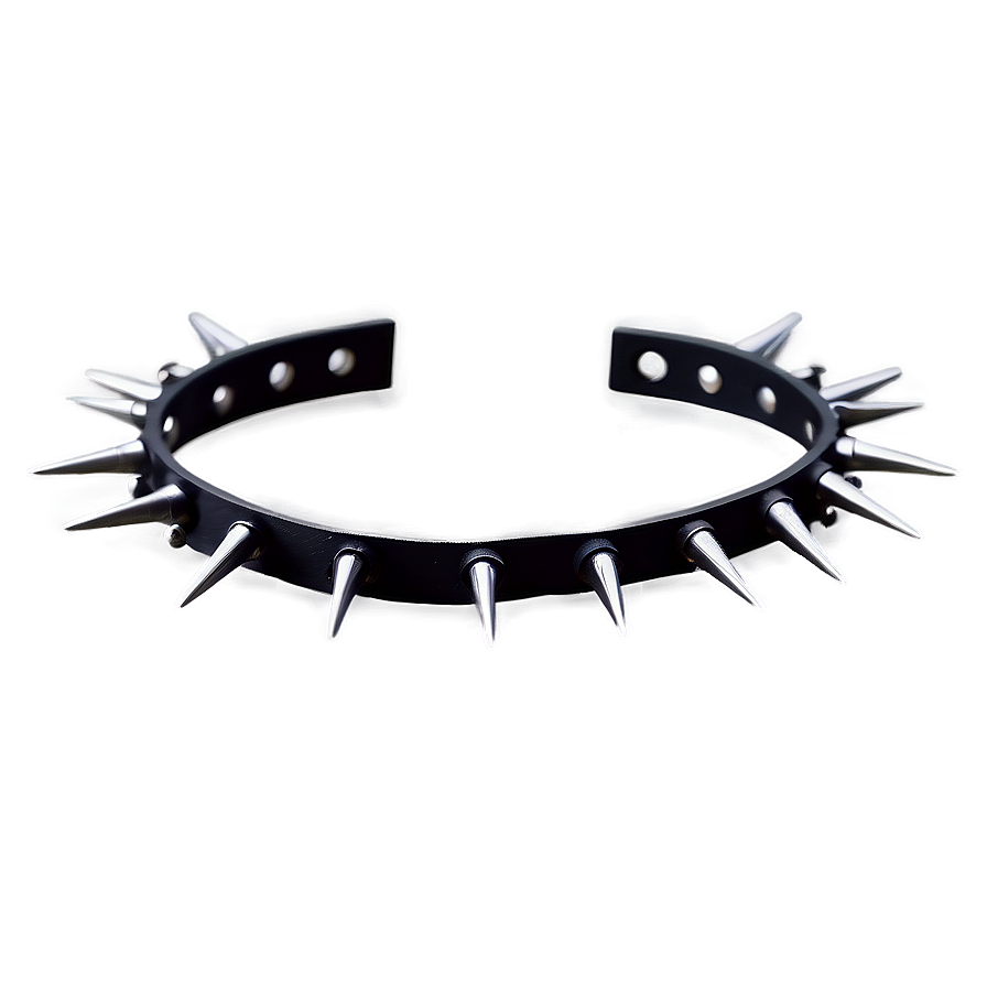 Minimalist Spiked Choker Design Png Yeu88