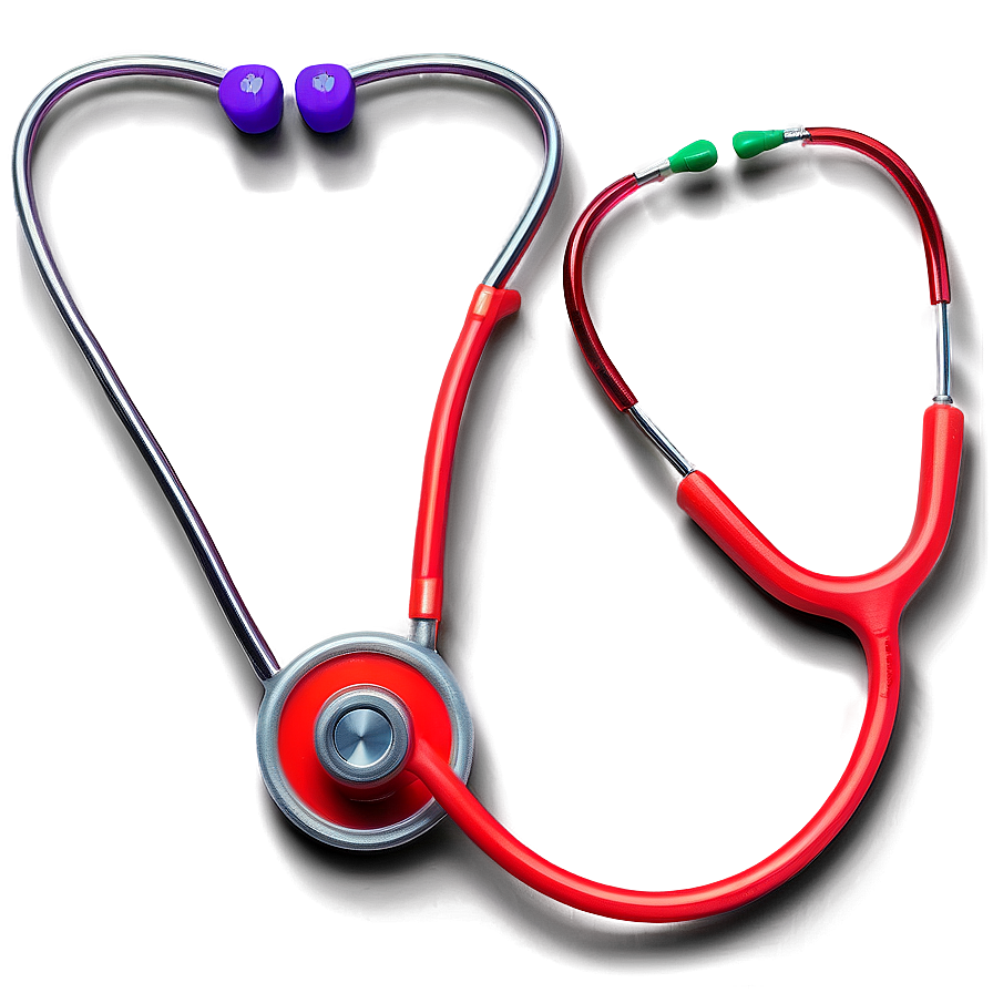 Minimalist Stethoscope Heart Png 06282024