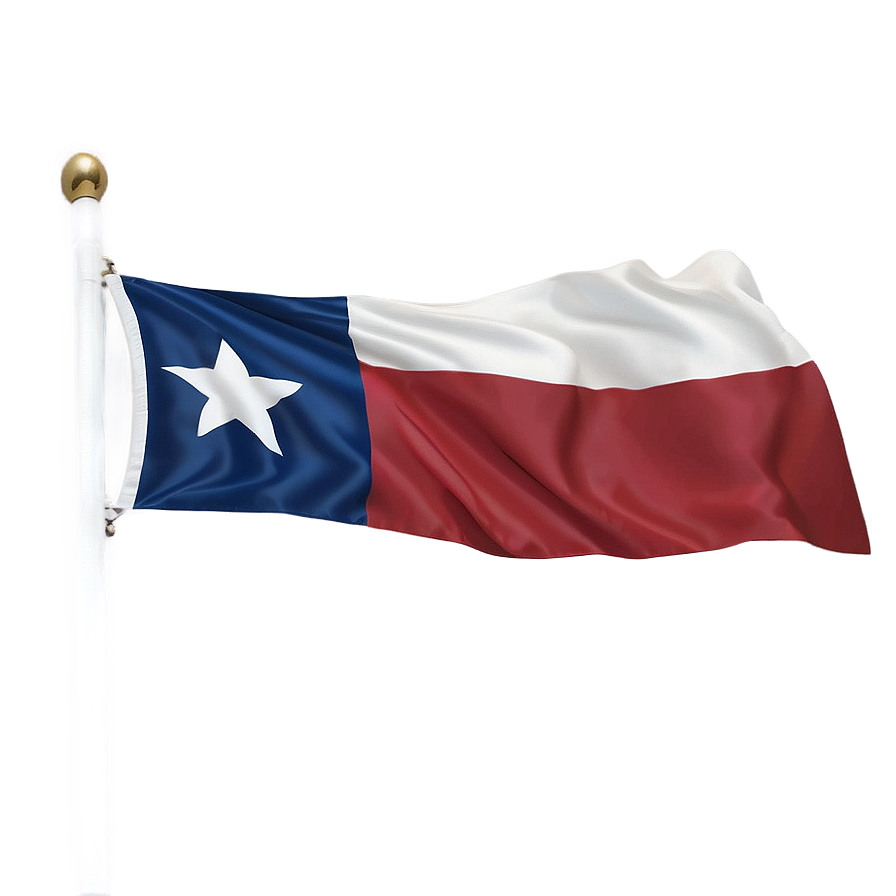 Minimalist Texas Flag Png 8