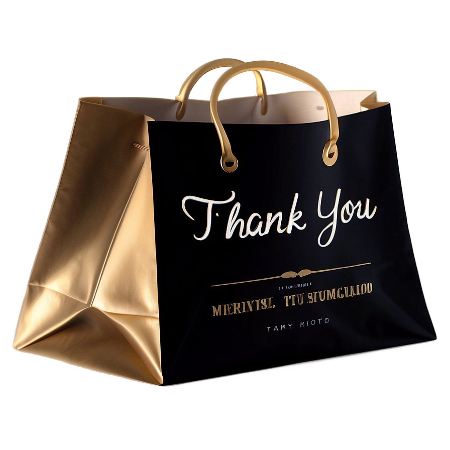 Minimalist Thank You Bag Art Png 06292024