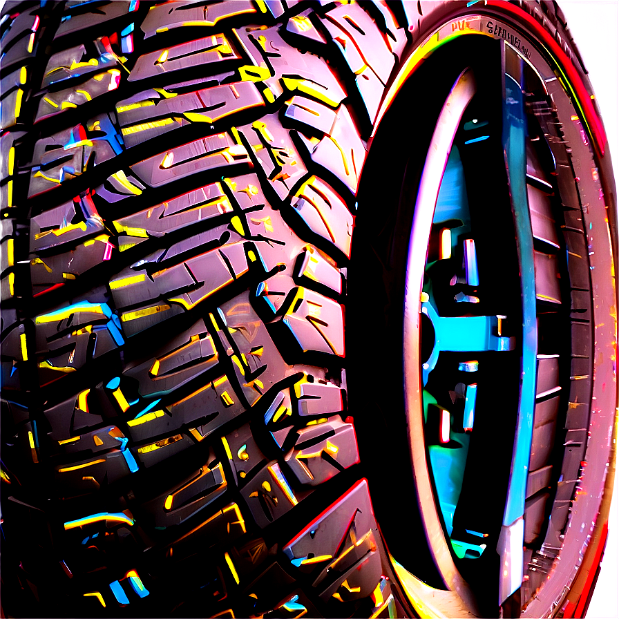 Minimalist Tire Tread Png 06272024