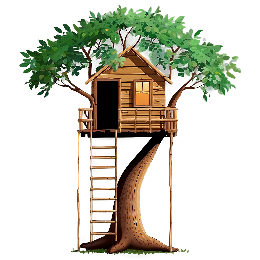 Minimalist Tree House Png 3