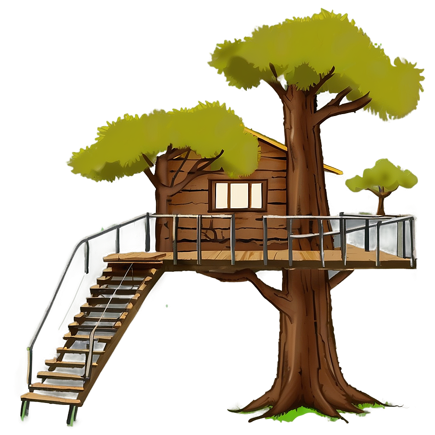 Minimalist Tree House Png 94