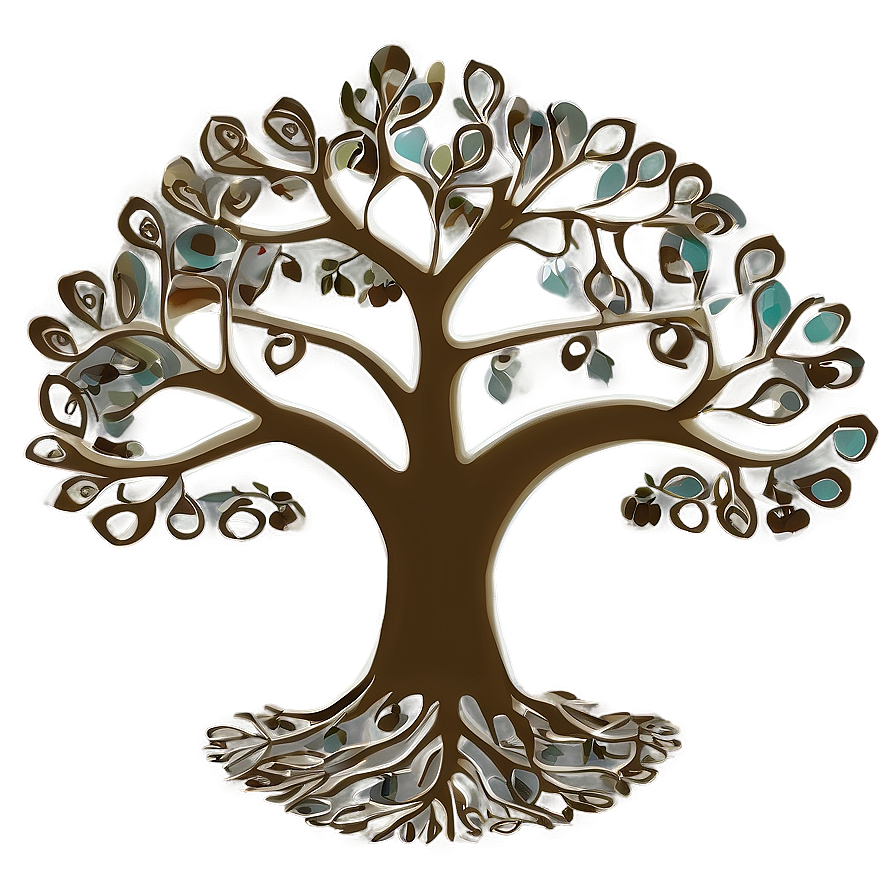 Minimalist Tree Of Life Outline Png Svy2