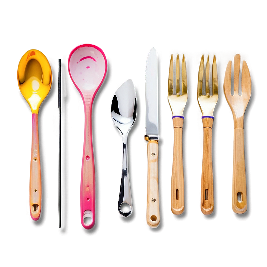 Minimalist Utensils Collection Png 1