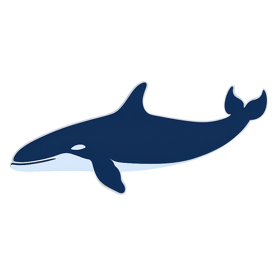 Minimalist Whale Png 20