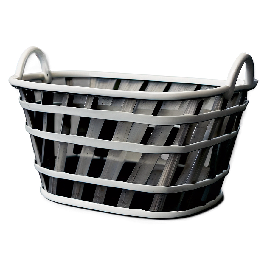 Minimalist White Laundry Basket Png 28