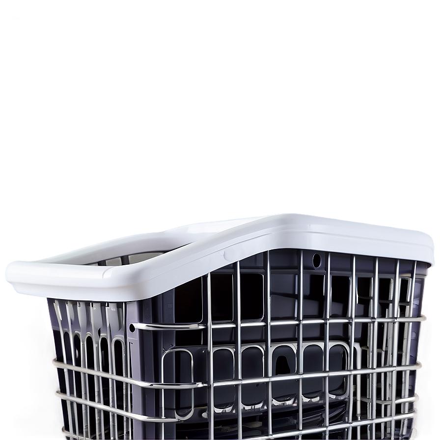 Minimalist White Laundry Basket Png 75