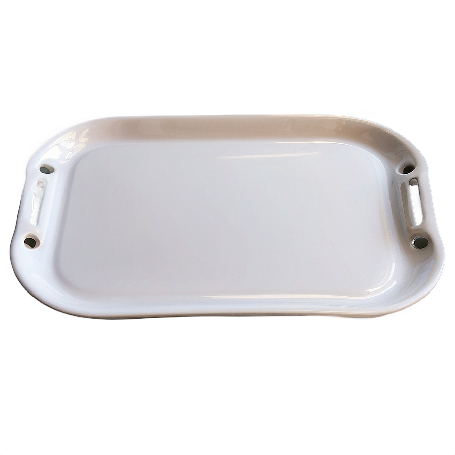 Minimalist White Tray Png Bpo12