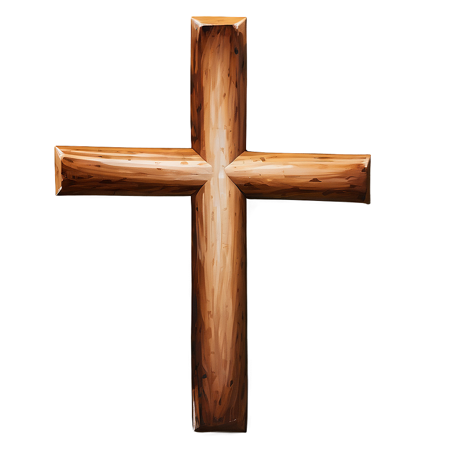 Minimalist Wooden Cross Png Nmo