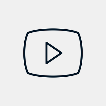 Minimalist You Tube Play Button