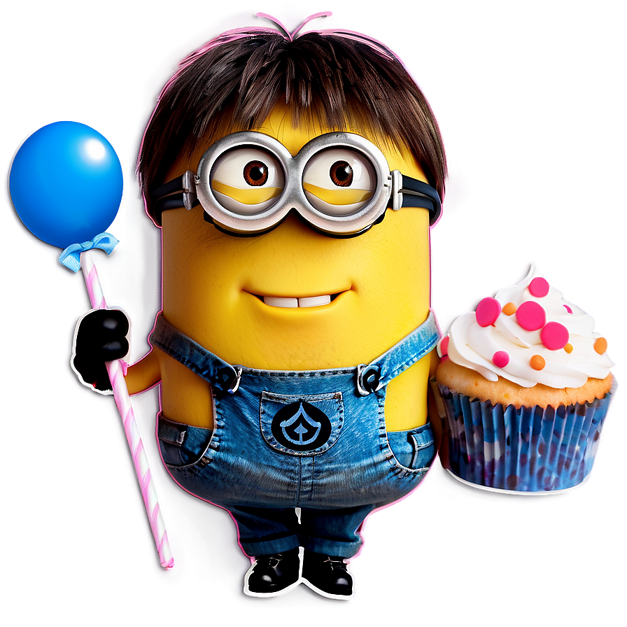 Minions With Cupcake Png Xvm81