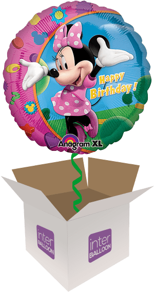 Minnie Mouse Birthday Balloon