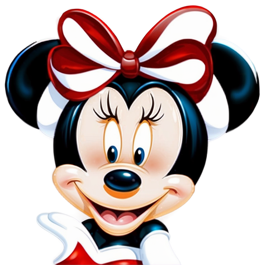 Minnie Mouse Cheerleader Png 05032024