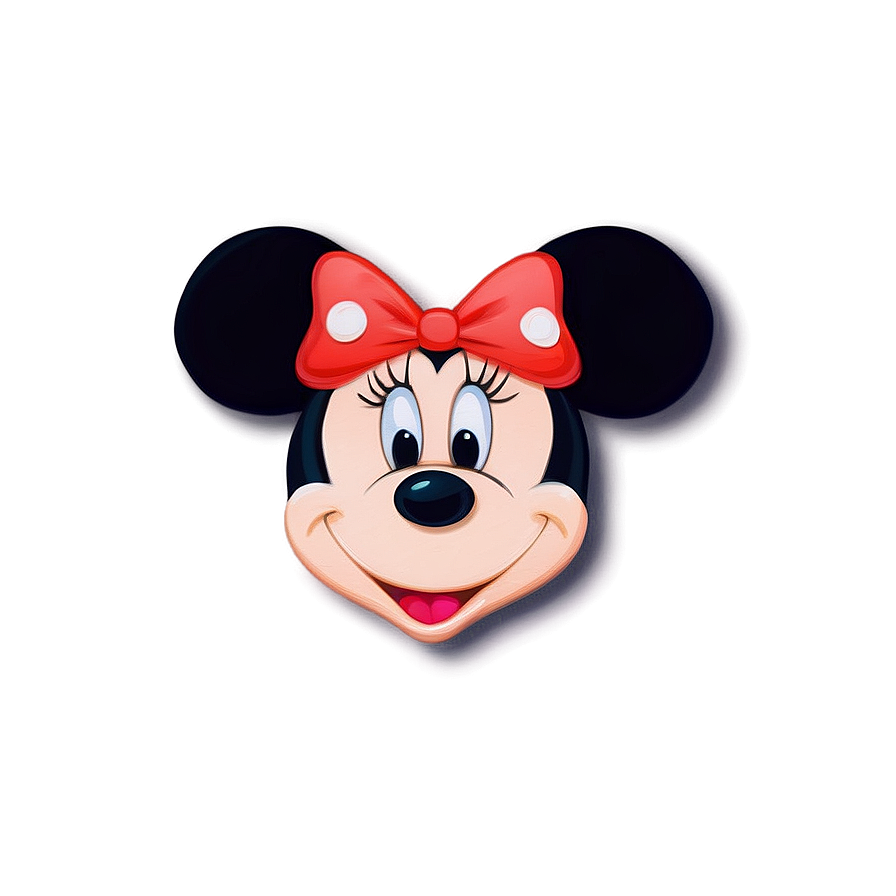 Minnie Mouse Face Close-up Png Wuk