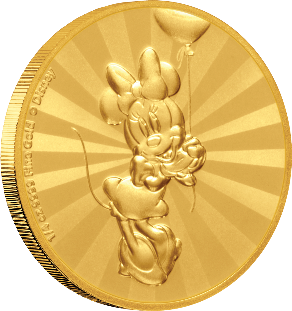 Minnie Mouse Gold Coin Collectible