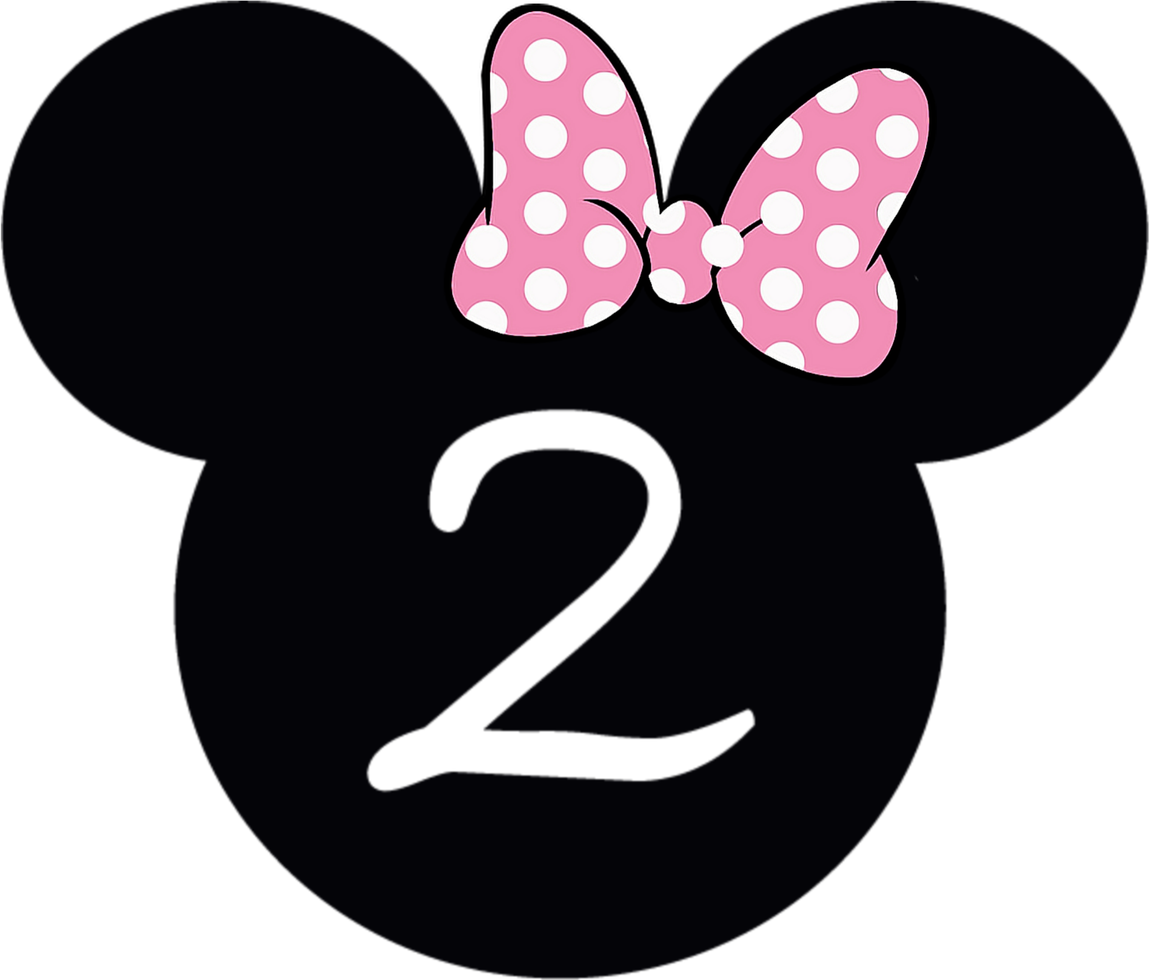 Minnie Mouse Number2 Graphic