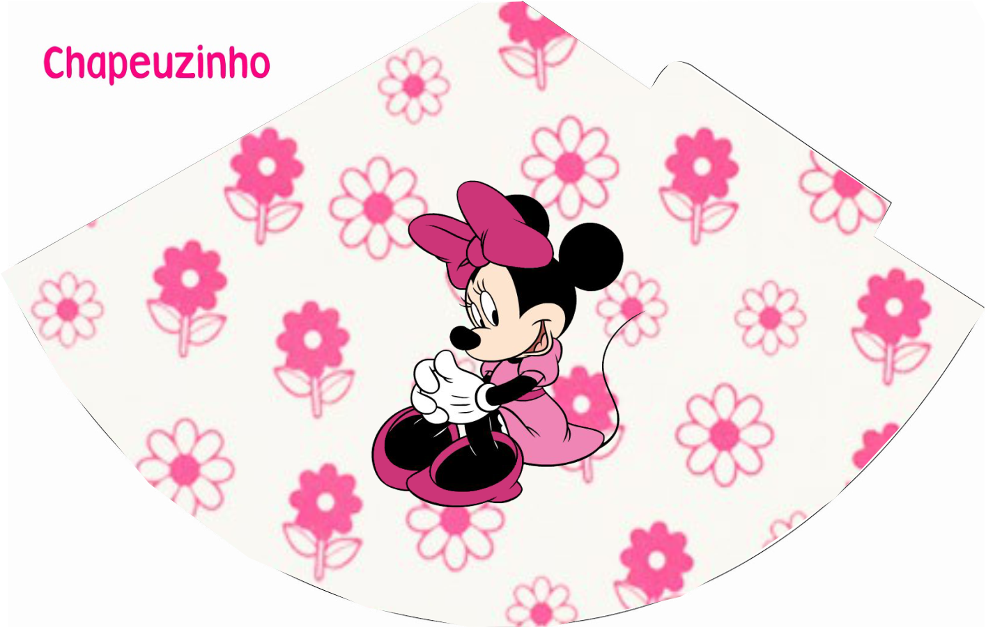 Minnie Mouse Pink Floral Background