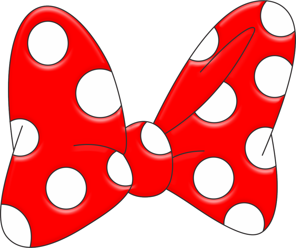 Minnie Mouse Red Polka Dot Bow