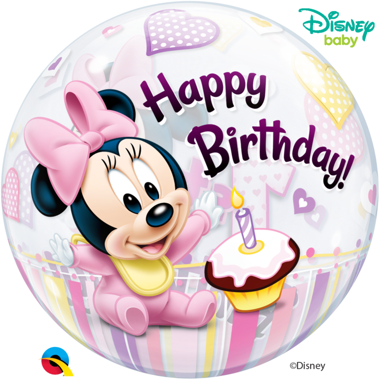 Minnie Mouse1st Birthday Balloon