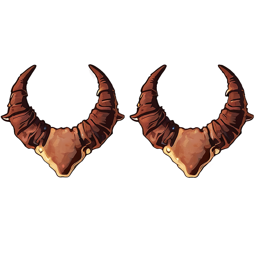 Minotaur Horns Graphic Png Dhh