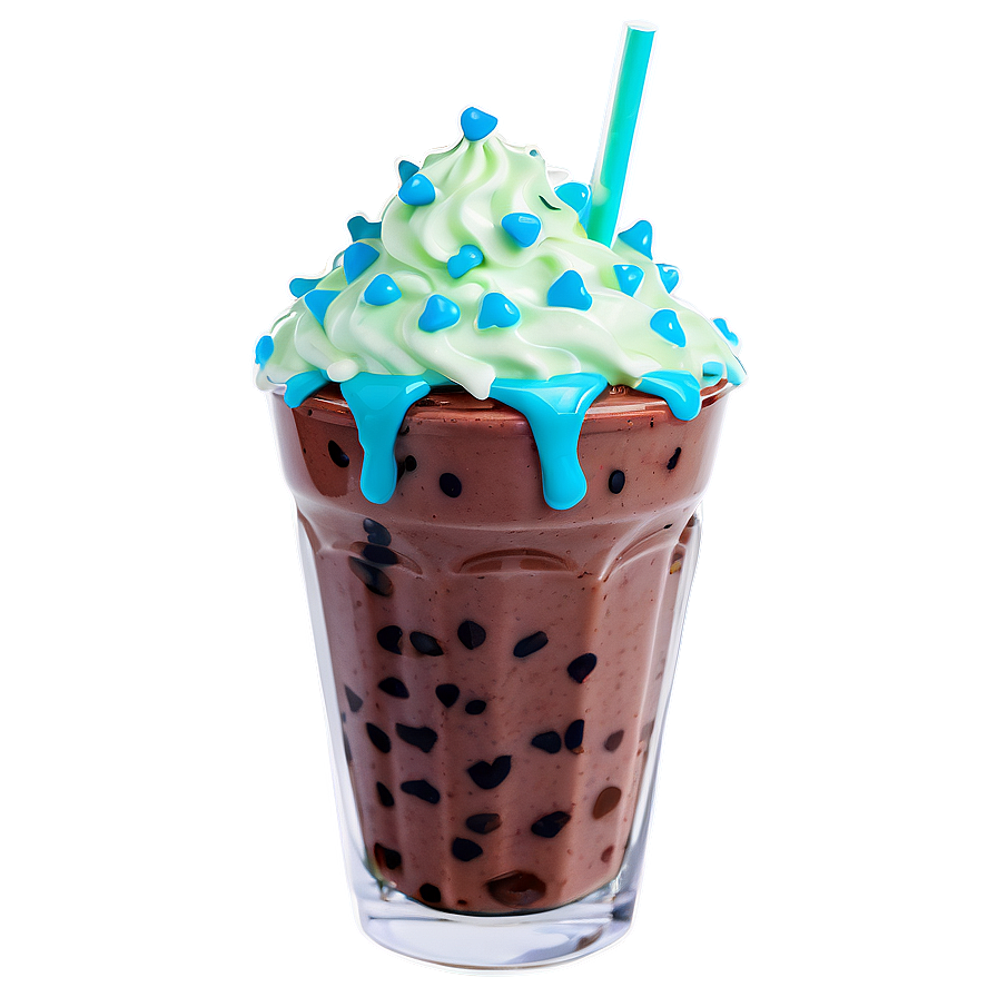 Mint Chocolate Chip Milkshake Png 94