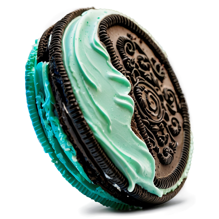 Mint Creme Oreo Cookie Png 06122024